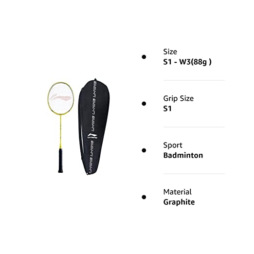 LI-NING G-TEK 38 GX Graphite Strung Badminton Racket
