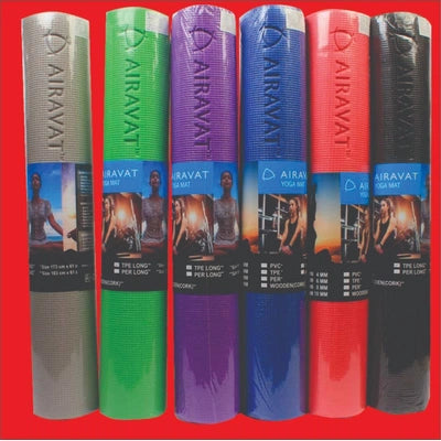 Airavat 8 Mm Yoga Mat (colour May Vary)