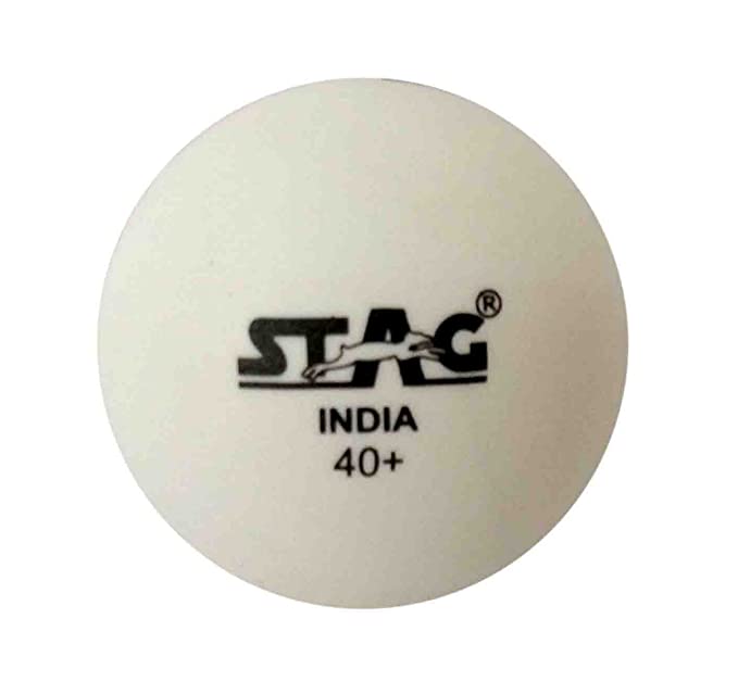 Stag Seam Plastic Table Tennis Ball, 40mm