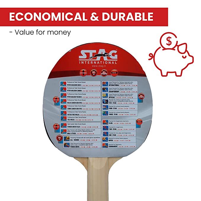 Stag 1 Star Table Tennis Racket
