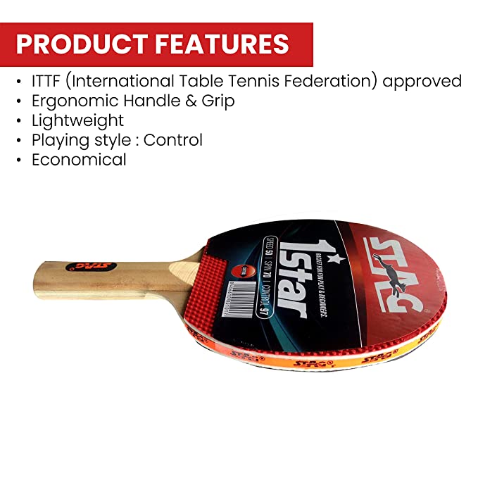 Stag 1 Star Table Tennis Racket