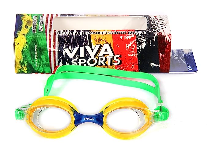 Viva Sports Brazil_SNR Silicone Swimming Goggles, Senior