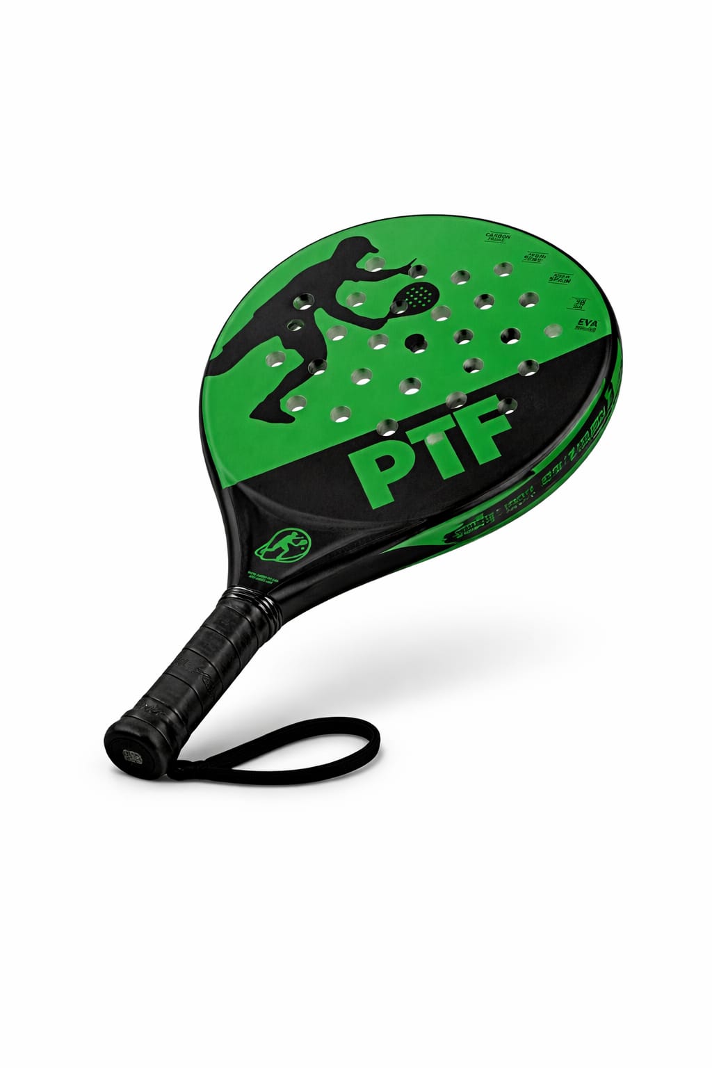 PTF Carbon EVA Power Padel Racket (Green/Black Edition)
