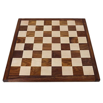 Airavat Wooden Chess Board 16X 16 Inches in Sheesham and Maple Wood,