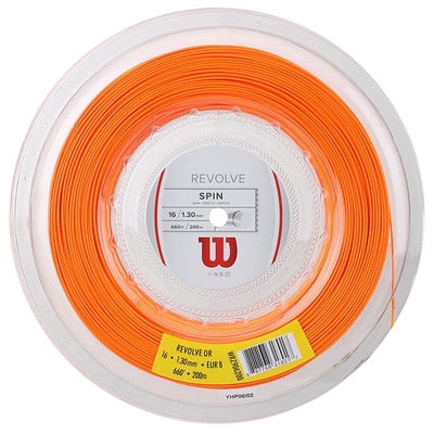Wilson Tennis String Revolve 16 Reel Orange (For Single Racquet)
