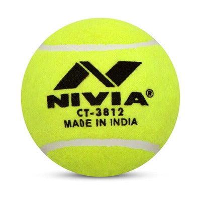 Nivia Heavy Tennis Ball Cricket Ball (Pack of 12)