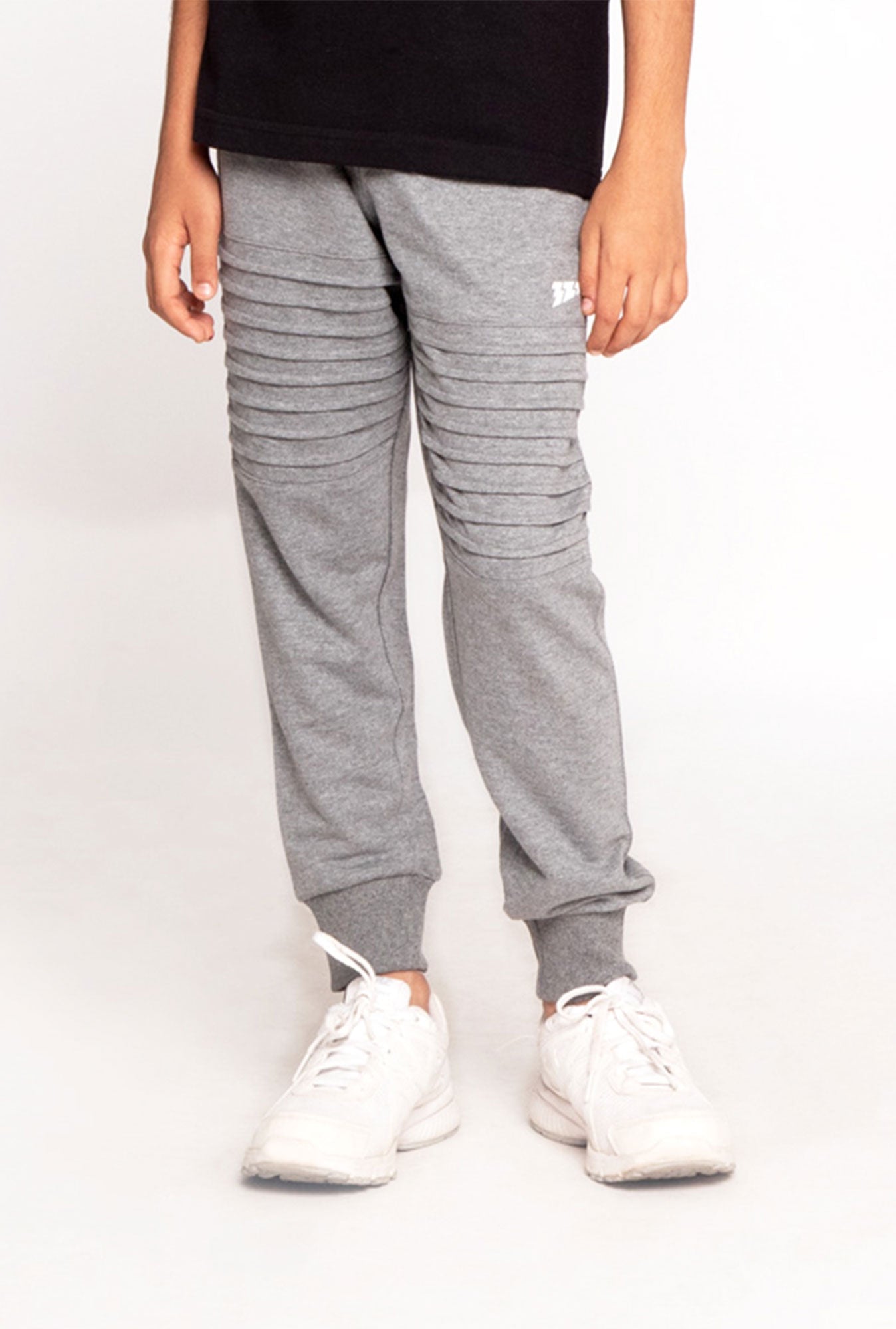 321 Sportswear Grey Self-design Slim Fit Track Pant
