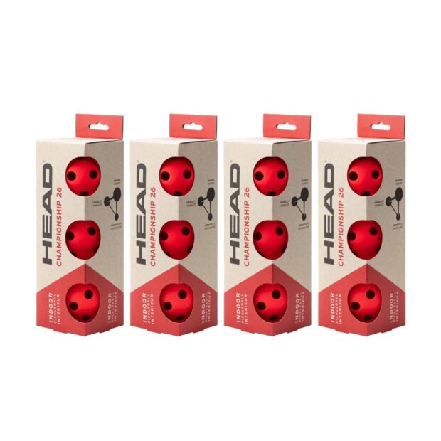 HEAD Championship 26 Indoor Pickleball (Pack of 12)