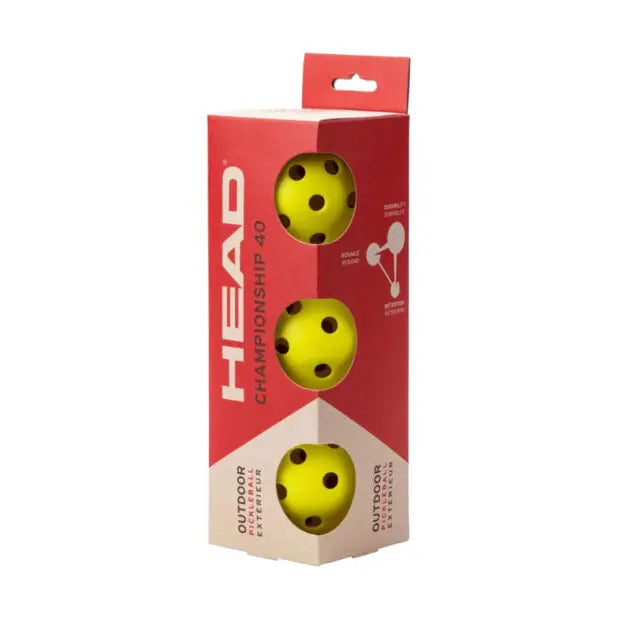 HEAD Championship 40 Outdoor Pickleball (Pack of 24)