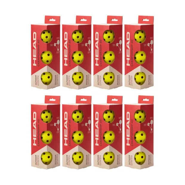 HEAD Championship 40 Outdoor Pickleball (Pack of 24)