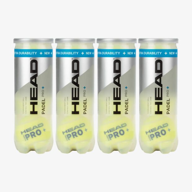 HEAD Pro+ Padel Balls (12 Balls)