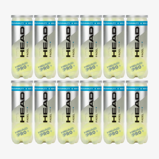 HEAD Pro+ Padel Balls (36 Balls)