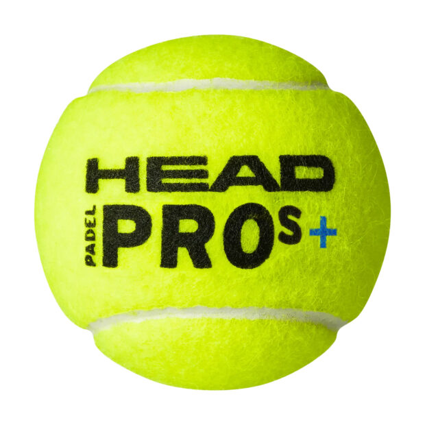 HEAD Pro S+ Padel Balls (12 Balls/4 Cans)