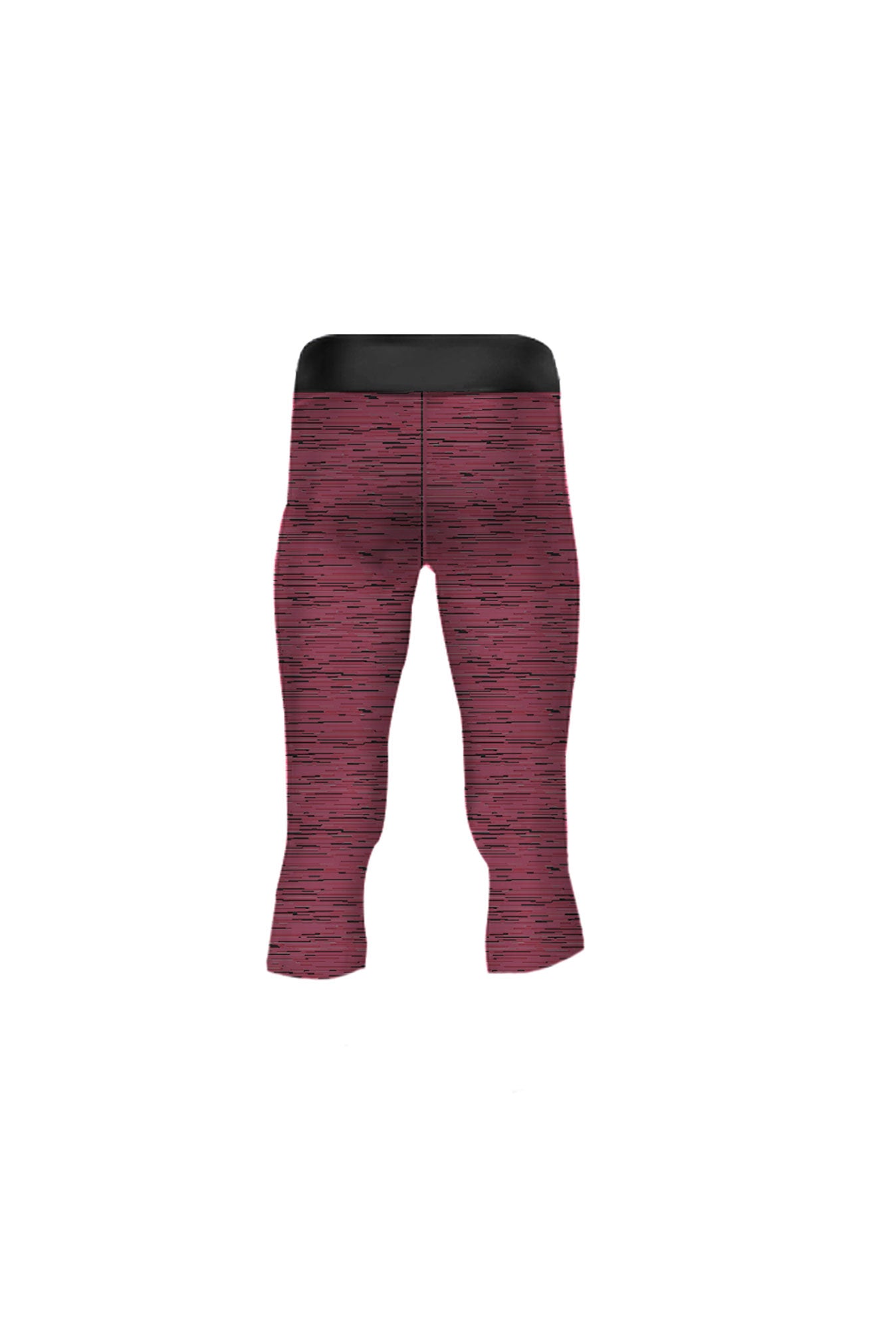 321 Sportswear Girls Pink Heather 3/4 Length Tights
