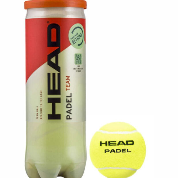 HEAD Padel Team Balls (12 Balls) – 4 Can