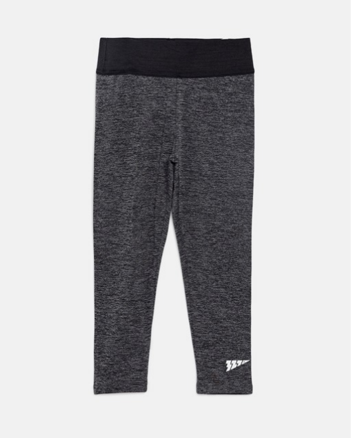 321 Sportswear Girls Charcoal Grey 3/4 Length Tights