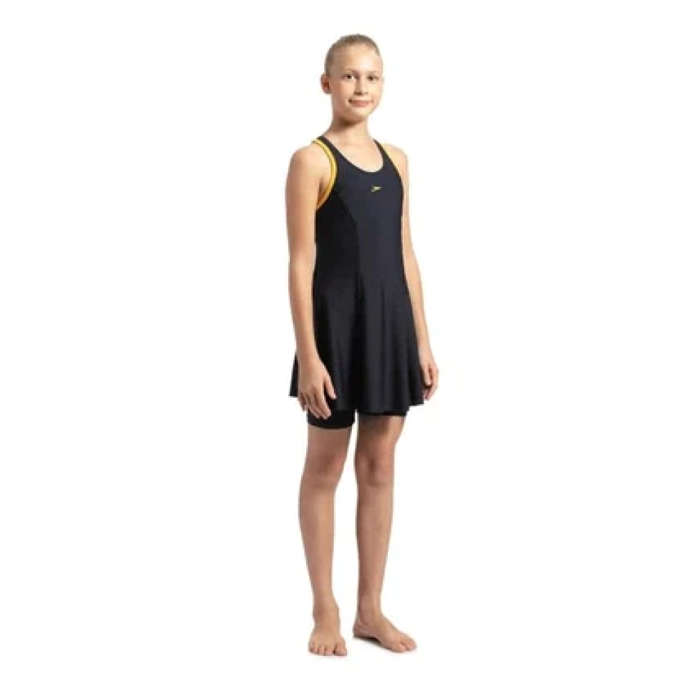 Speedo Racerback Swimdress With Boyleg