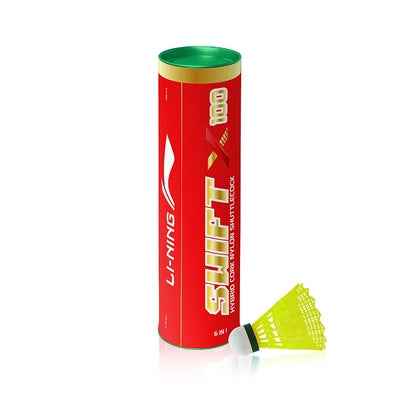 Li-Ning Swift X100 Nylon Shuttlecock (Yellow, Slow Speed)