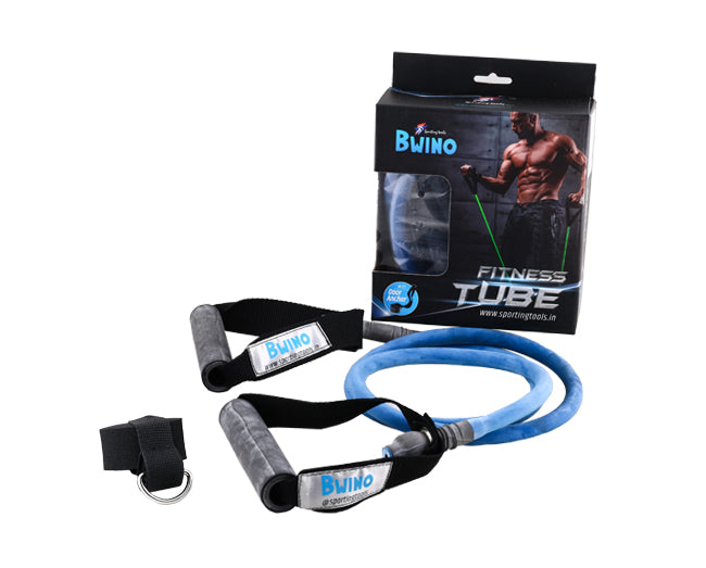 Bwino Resistance Tubing with handle- Blue