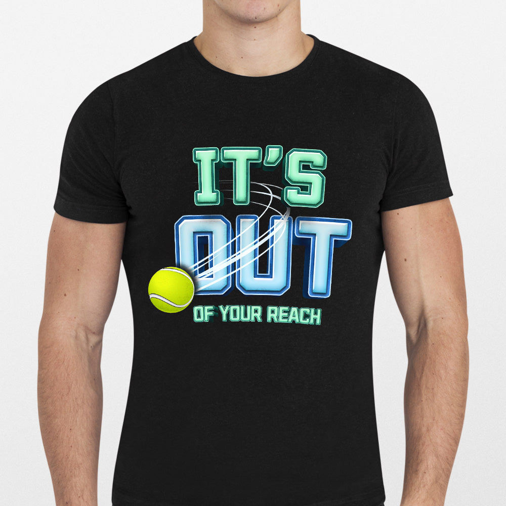 Unisex Badminton Smash Graphic Printed T-shirt | Tennis Athleisure