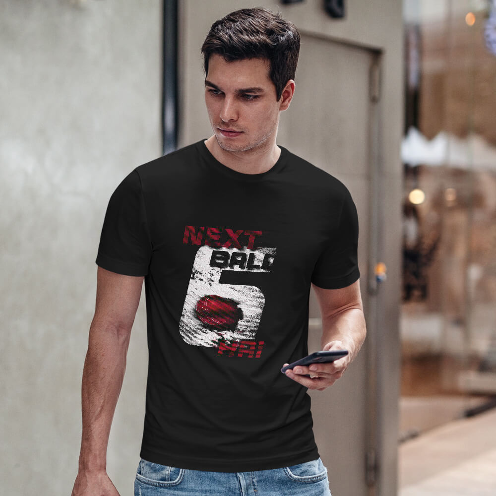 Unisex Winning Sixer Cricket Graphic Printed T-shirt | Cricket Athleisure