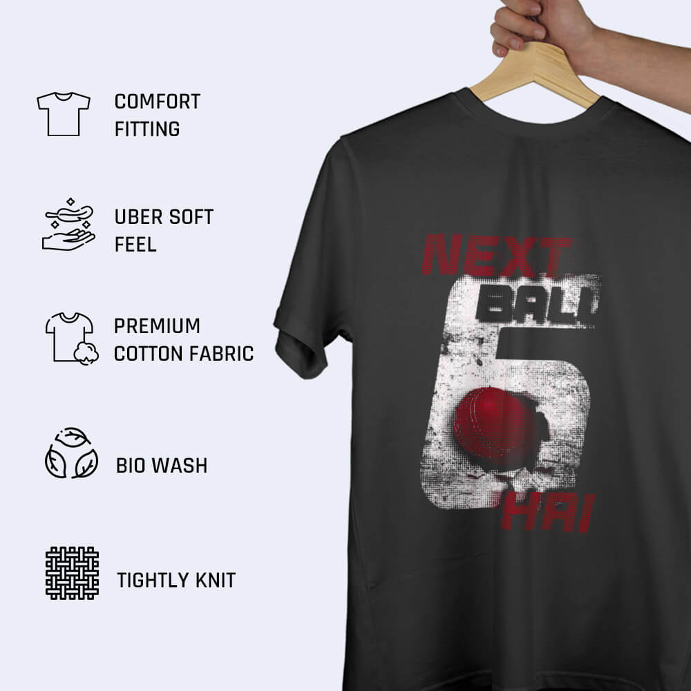 Unisex Winning Sixer Cricket Graphic Printed T-shirt | Cricket Athleisure