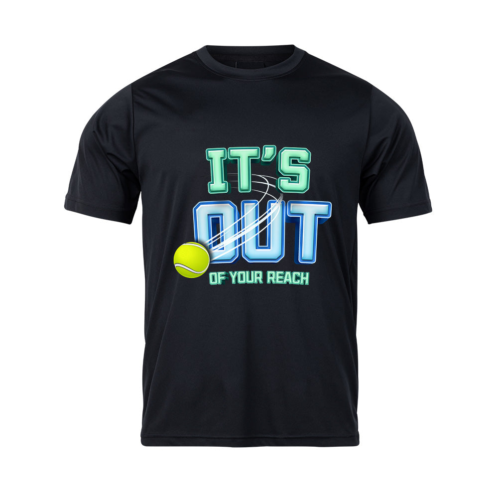 Unisex Badminton Smash Graphic Printed T-shirt | Tennis Athleisure