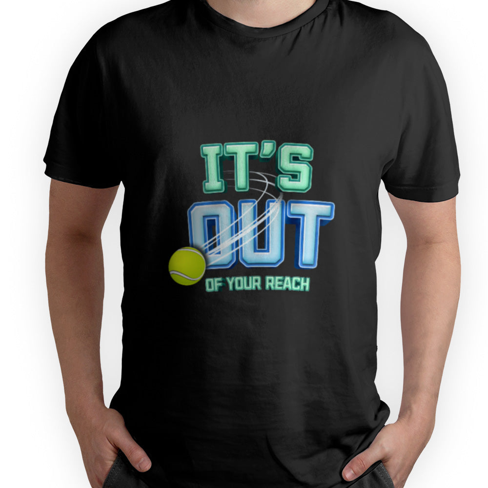 Unisex Badminton Smash Graphic Printed T-shirt | Tennis Athleisure