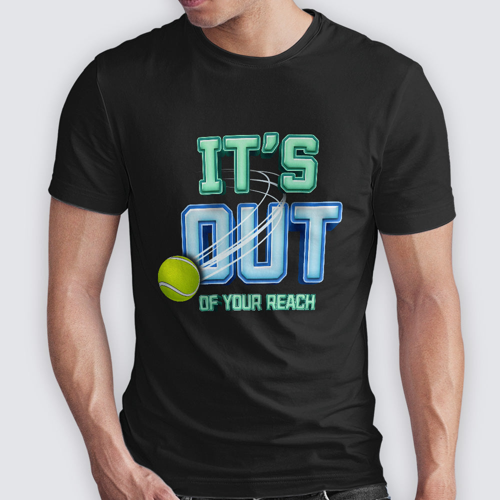 Unisex Badminton Smash Graphic Printed T-shirt | Tennis Athleisure