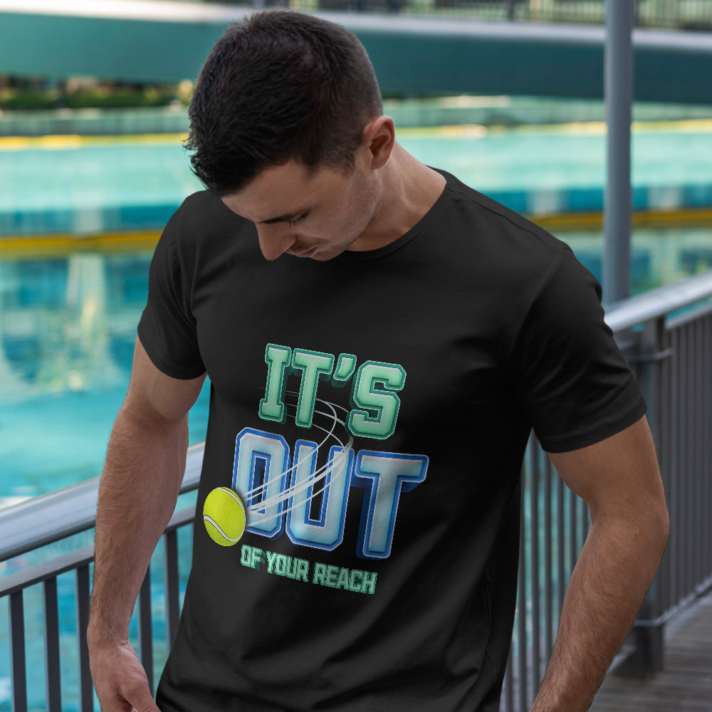 Unisex Badminton Smash Graphic Printed T-shirt | Tennis Athleisure