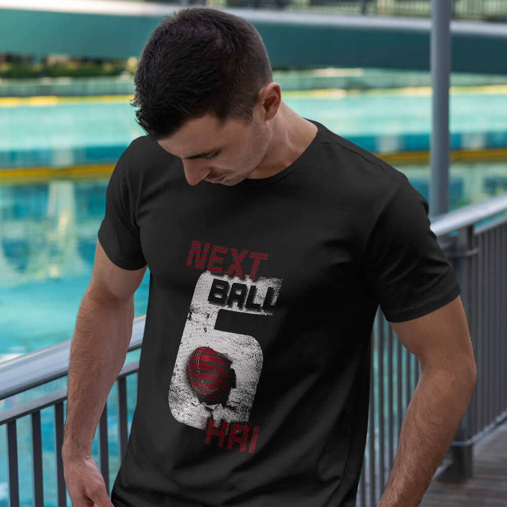 Unisex Winning Sixer Cricket Graphic Printed T-shirt | Cricket Athleisure