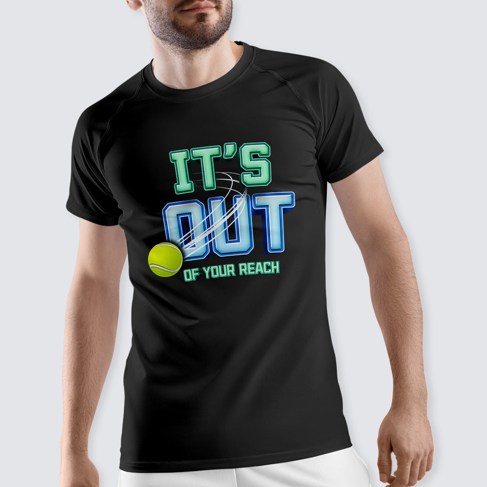 Unisex Badminton Smash Graphic Printed T-shirt | Tennis Athleisure