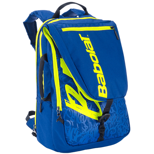 Badminton Bags-Babolat-Tournament Bag-Navy Blue-Green
