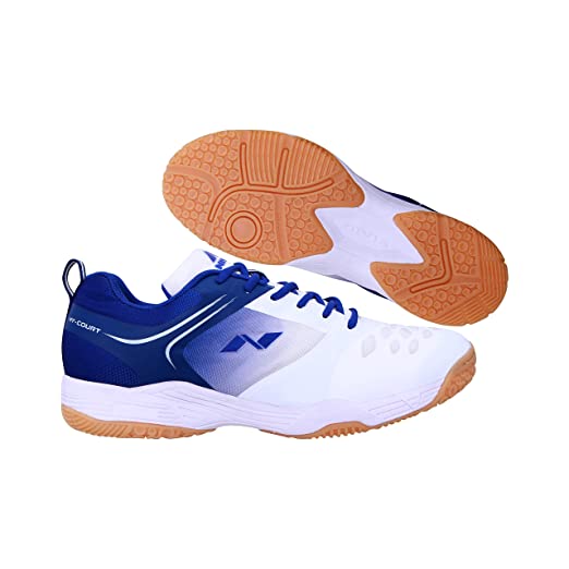 Nivia HY-Court 2.0 Men's Badminton Shoes - White