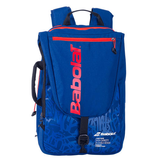Badminton Bags-Babolat-Tournament Bag-Blue-Red
