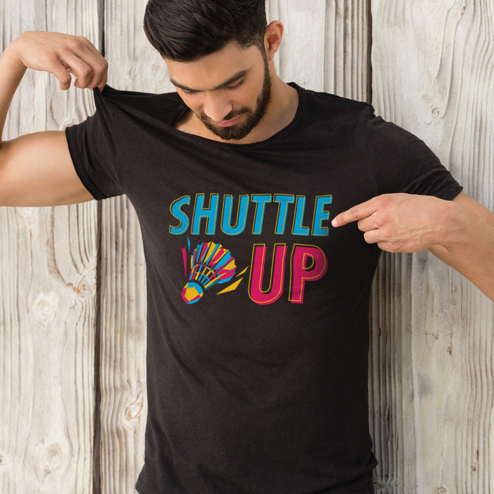 Unisex Shuttle Up Badminton Graphic Printed T-shirt | Badminton Athleisure
