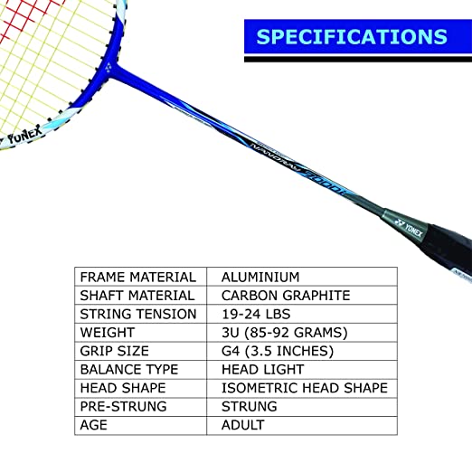 Yonex Nanoray 7000i Badminton Racquets