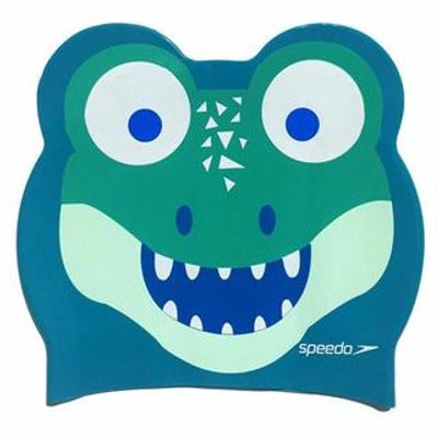 Speedo Croc Printed Silicone Swimming Cap