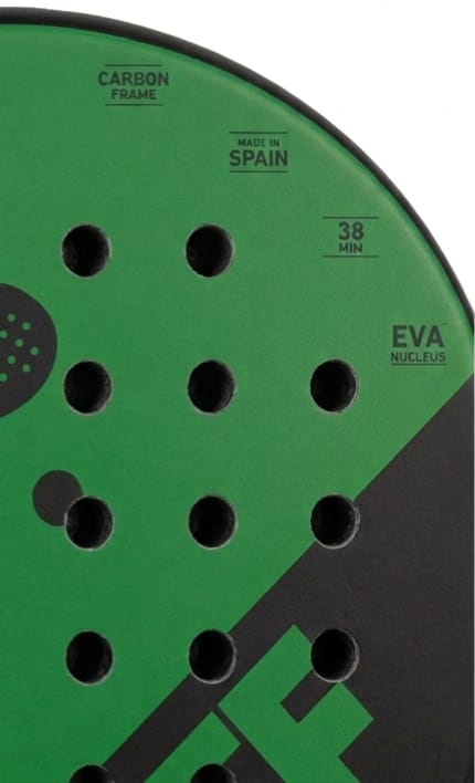 PTF Carbon EVA Power Padel Racket (Green/Black Edition)