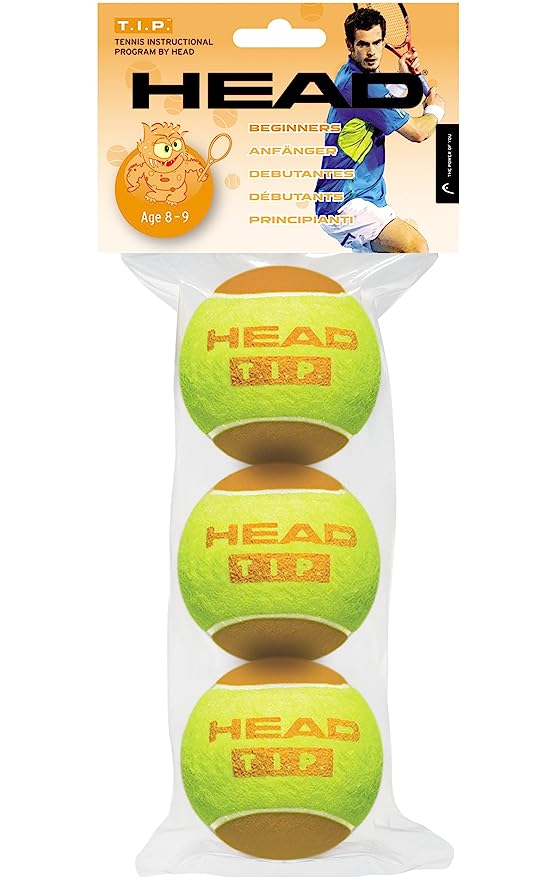 Head Tip-ii Tennis Ball (pack Of 3, Orange)