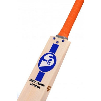 SG Triple Crown Ultimate Grade 2 Worlds Finest English Willow Cricket Bat (Leather Ball)