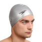 Speedo Flat Silicon Cap Silver