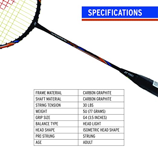 Yonex Nanoray Light 18i Graphite Badminton Racquets