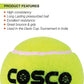 Cosco Rubber Tennis Ball (Multicolour) Standard Size