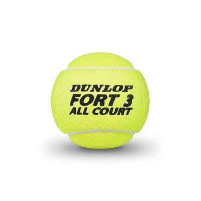 Dunlop Fort All Court Tennis Ball (Green) 1 Can | 3 Balls