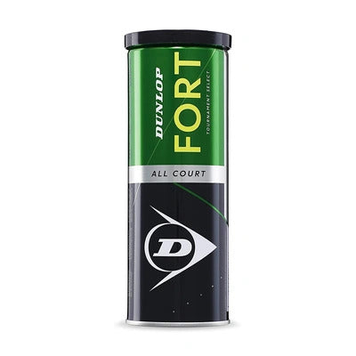 Dunlop Fort All Court Tennis Ball (Green) 1 Can | 3 Balls