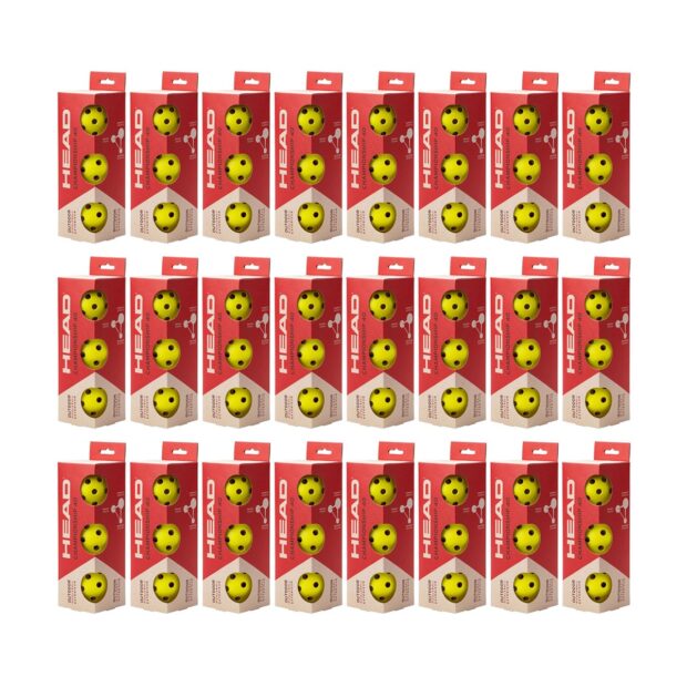 HEAD Championship 40 Outdoor Pickleball (Pack of 72)