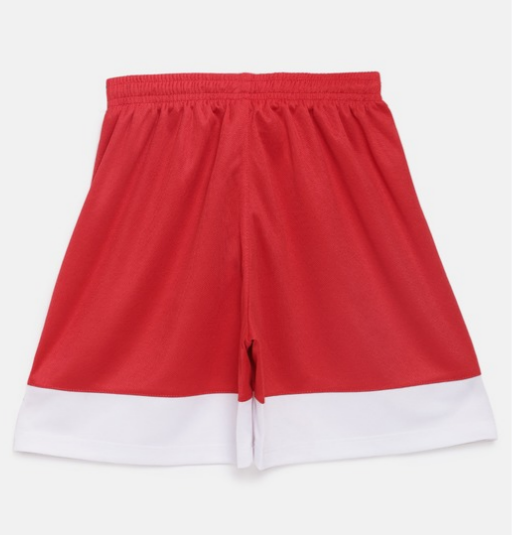 321 Sportswear Boys Border Stripe Red & White Shorts