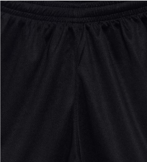 321 Sportswear Boys Black Solid Regular Fit Sports Shorts