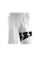 321 Sportswear Boys White Printed Regular Fit Sports Shorts